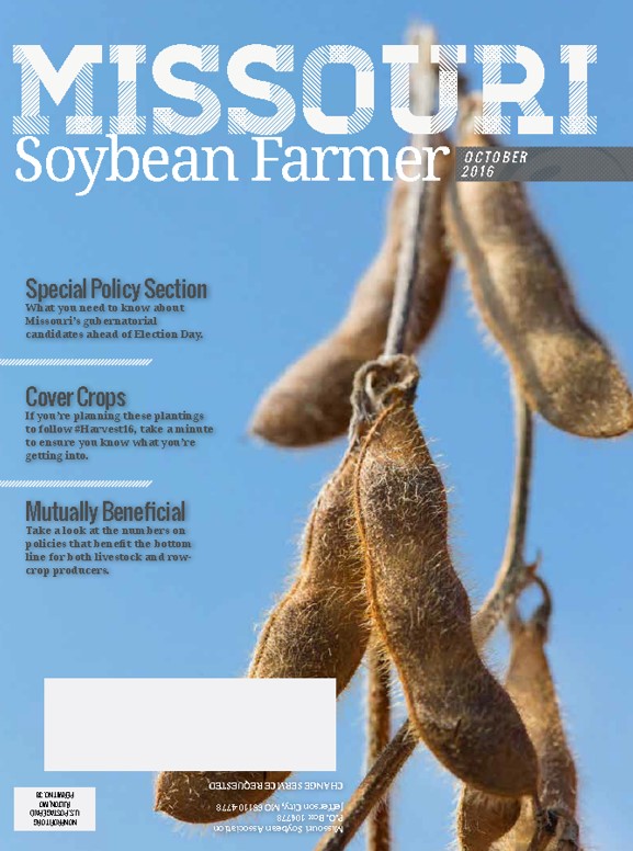 Read the October 2016 Issue of Missouri Soybean Farmer