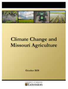 Cover of 2020 Climate Change and Missouri Agriculture Report